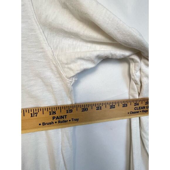 We The Free Women's XS Long Sleeve Pullover Round Neck Sheer T Shirt - Picture 4 of 7